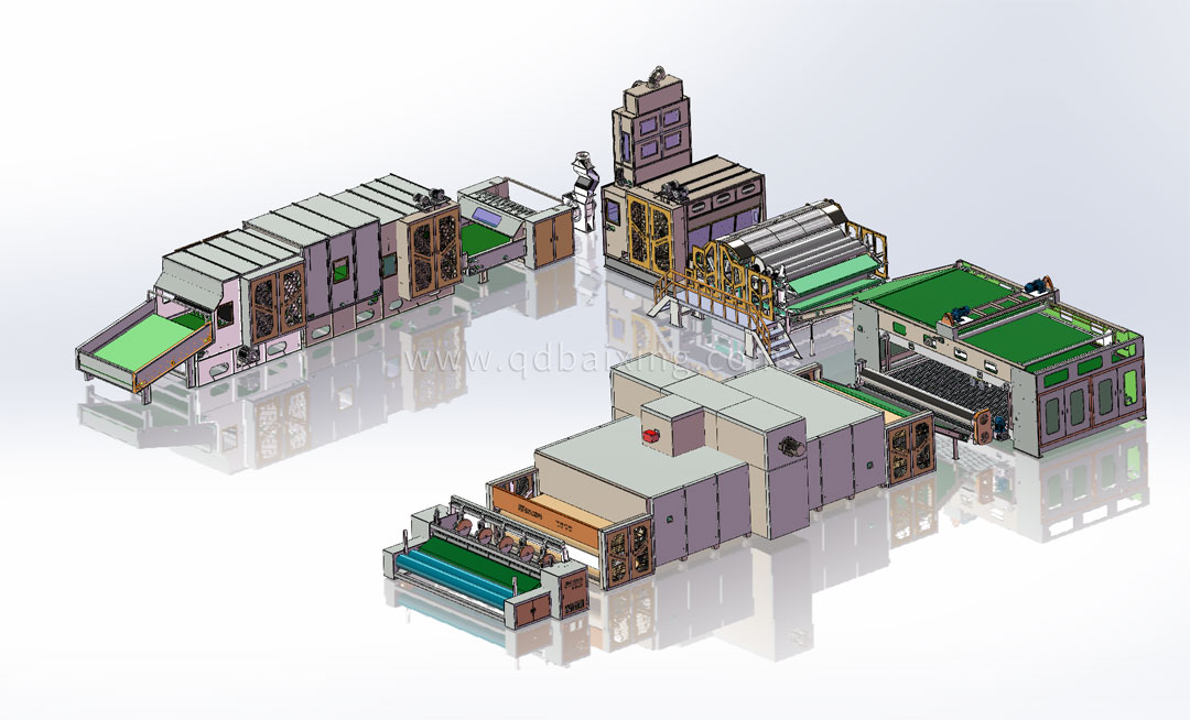無膠棉設(shè)備生產(chǎn)視頻